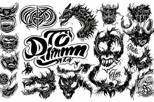 but demon inside me tattoo idea