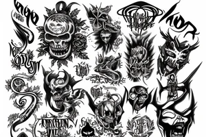 but demon inside me tattoo idea
