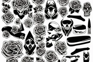 coffin tattoo idea