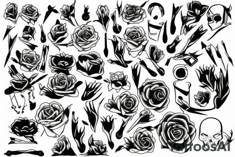 coffin tattoo idea