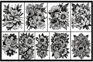 melisa and muge flower tattoo idea