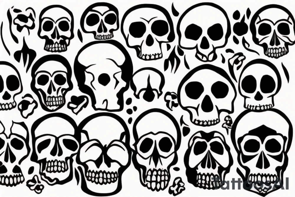 skull tattoo idea