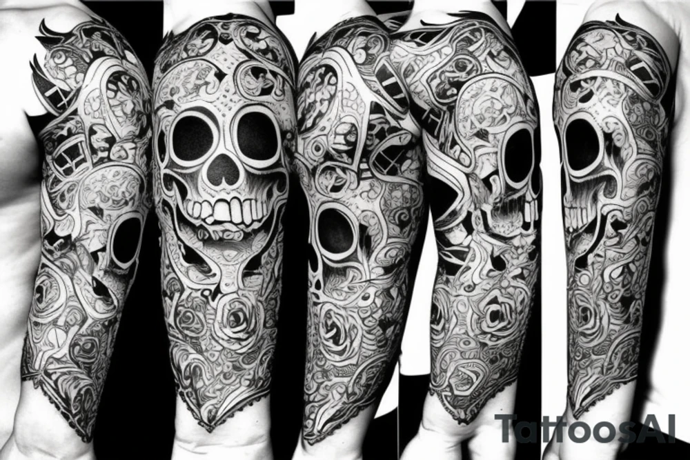 skull tattoo idea