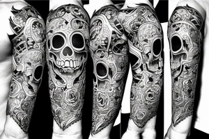 skull tattoo idea