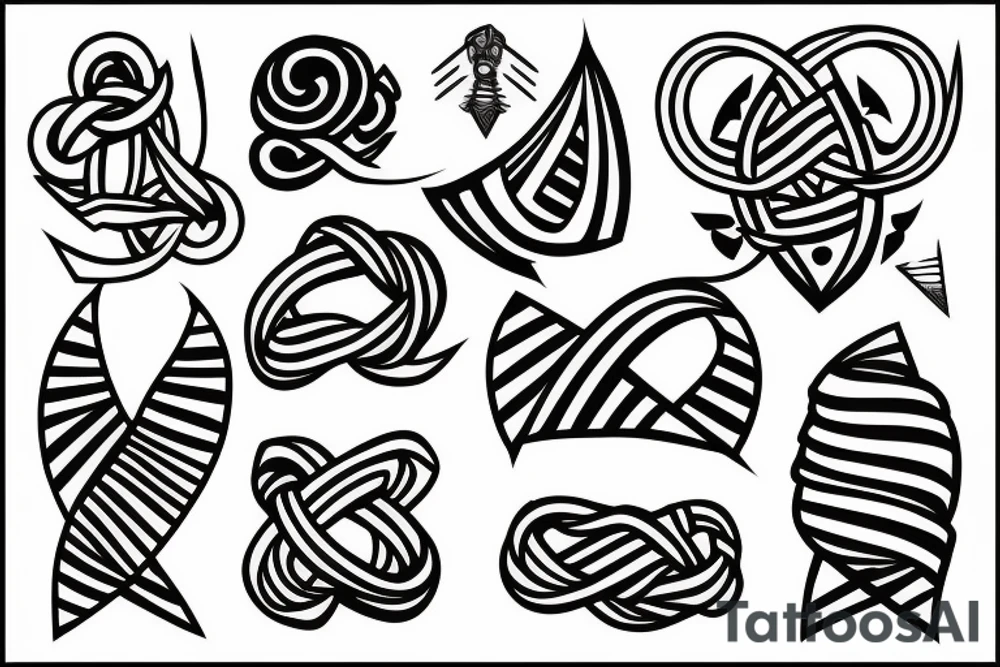 Sailor knot tattoo idea