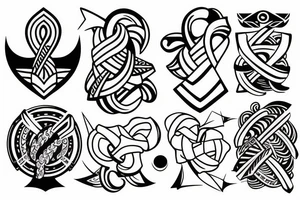 Sailor knot tattoo idea