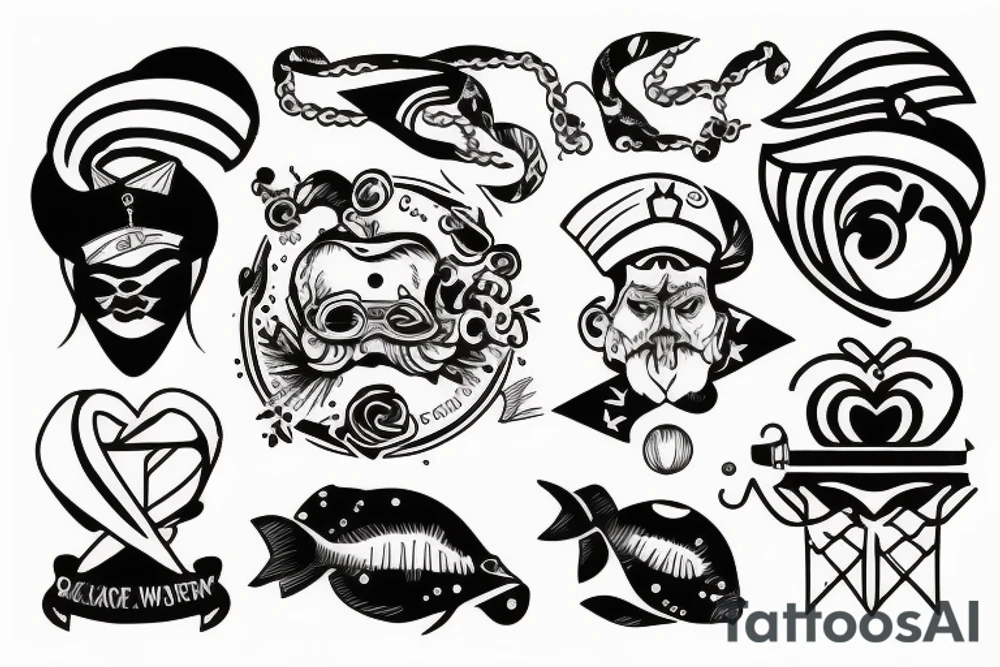 Sailor from the sea tattoo idea