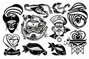 Sailor from the sea tattoo idea