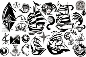 Sailor from the sea tattoo idea