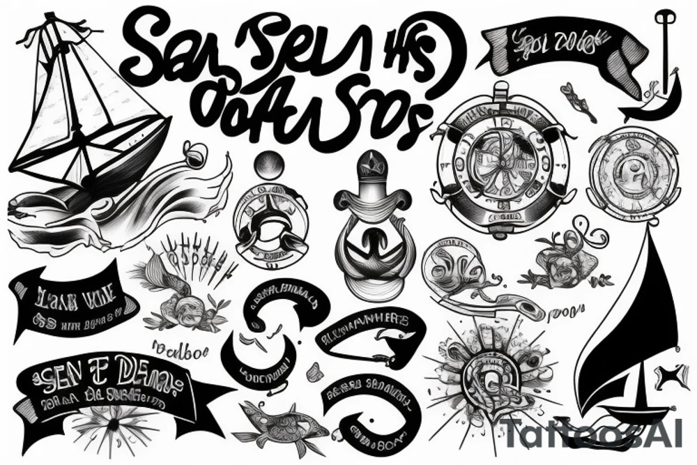 Sailor from the sea tattoo idea
