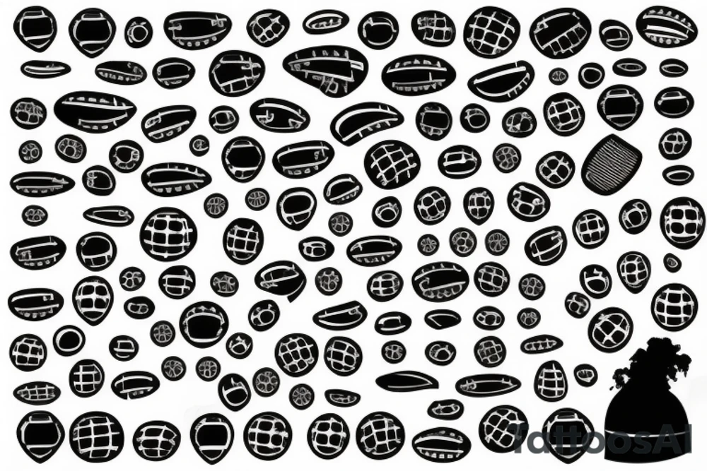 Iconic fotball small tattoo idea