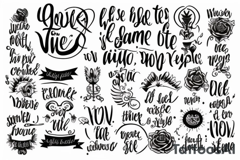 Wise words that poeple remeber tattoo idea