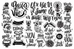 Wise words that poeple remeber tattoo idea