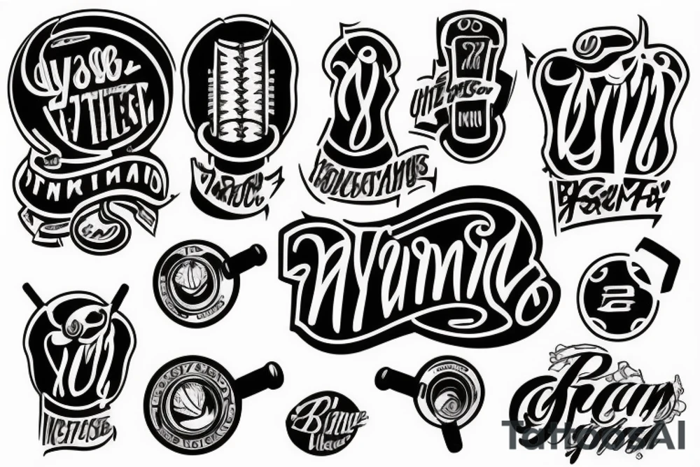 A gym tattoo idea