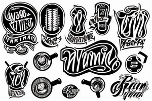 A gym tattoo idea
