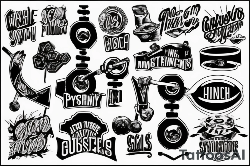 A gym tattoo idea