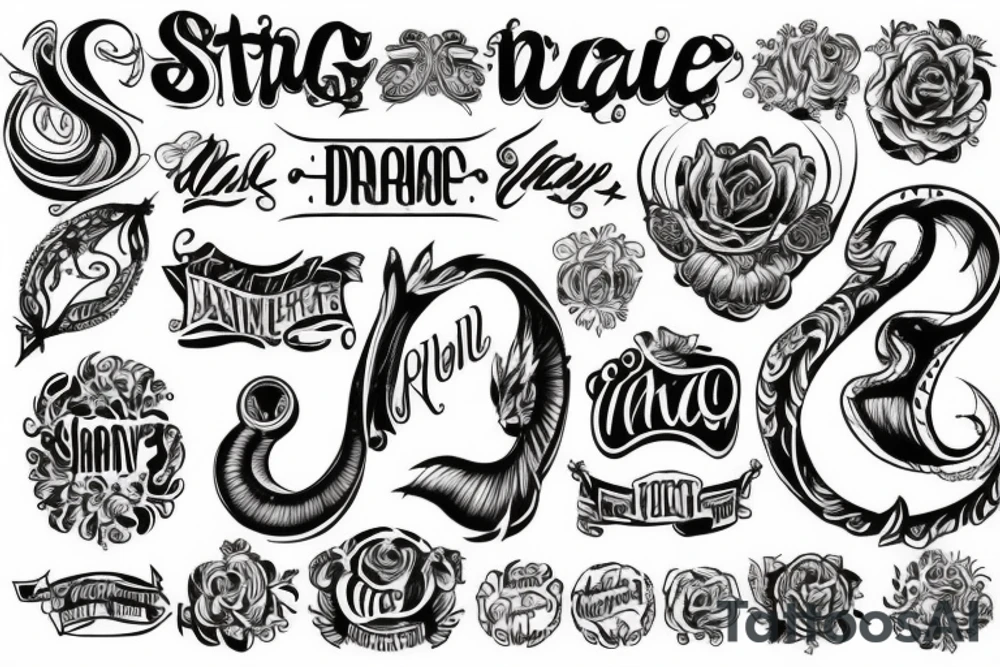 Strong tattoo idea