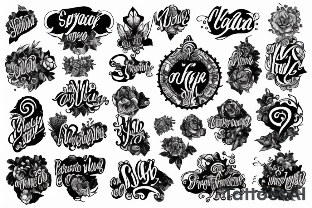 Strong tattoo idea