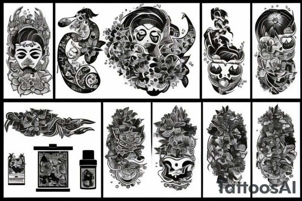 Asian designe tattoo idea