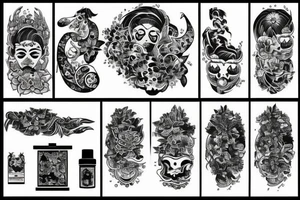 Asian designe tattoo idea
