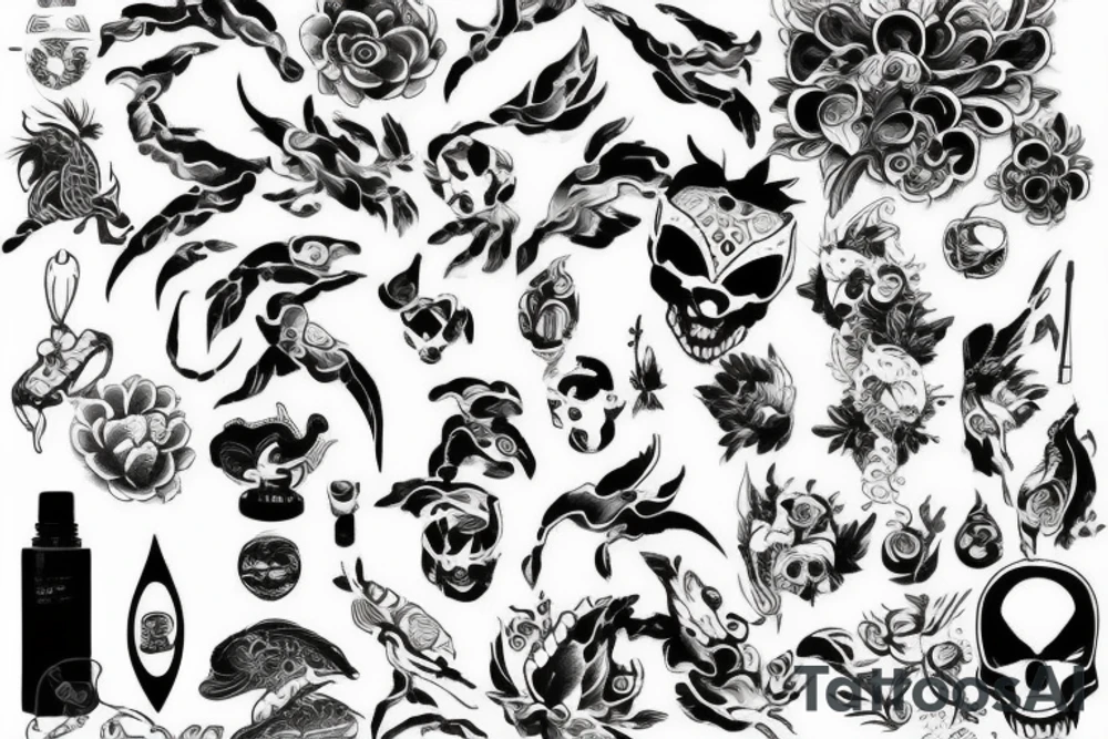 Asian designe tattoo idea