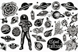 Space tattoo idea