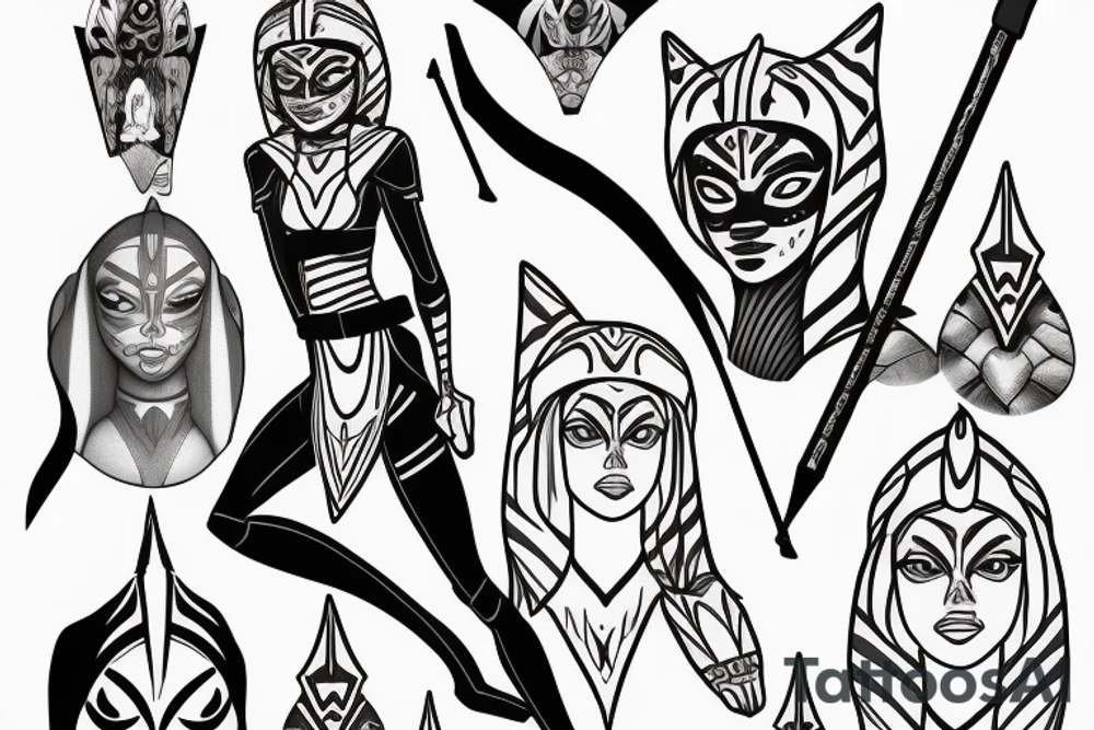 Ahsoka tano tattoo idea