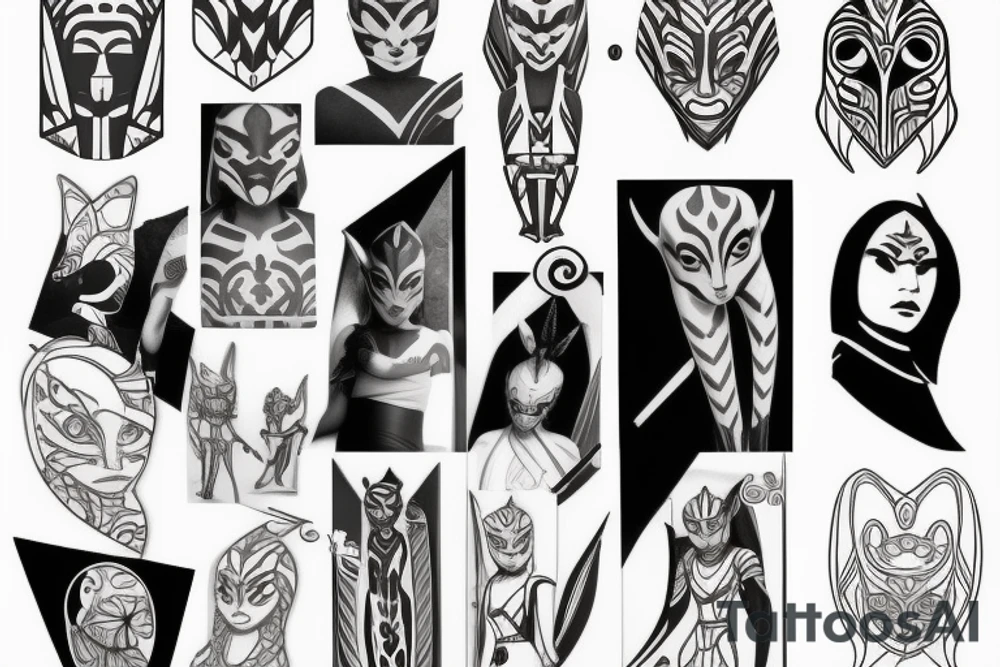 Ahsoka tano tattoo idea