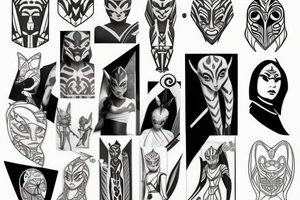 Ahsoka tano tattoo idea