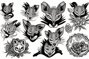 Possum tattoo idea