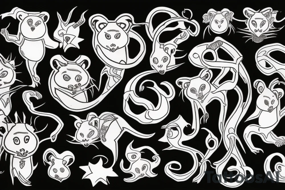 Possum tattoo idea