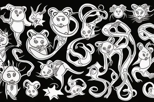 Possum tattoo idea