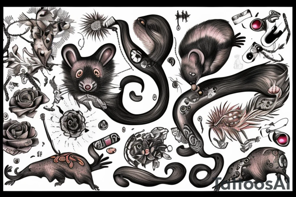 Possum tattoo idea