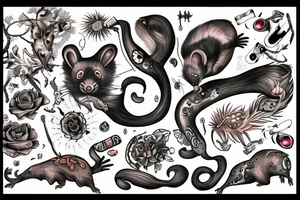 Possum tattoo idea