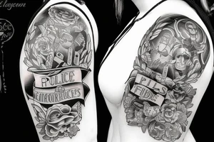 Police friends Colorado tattoo idea