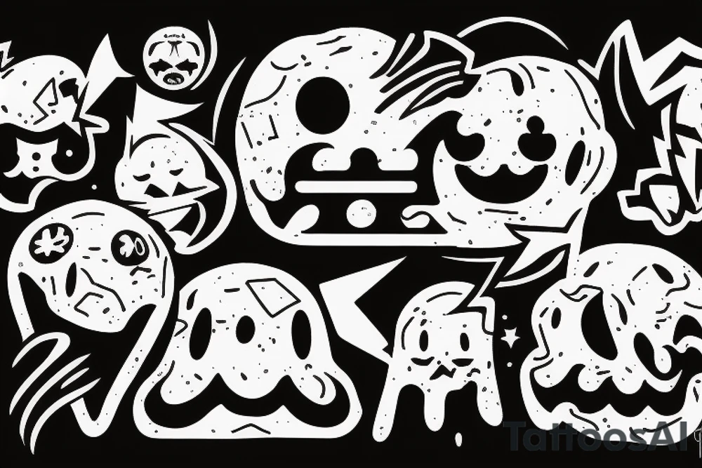 Pac man tattoo idea