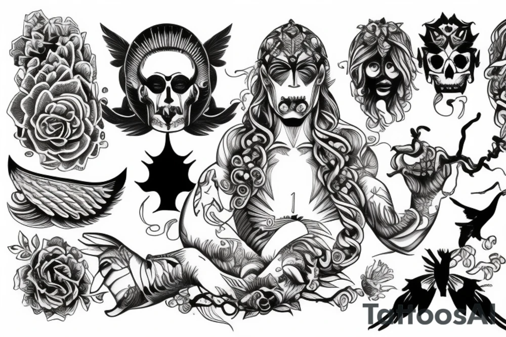 Strength god tattoo idea