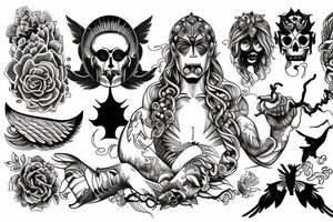 Strength god tattoo idea