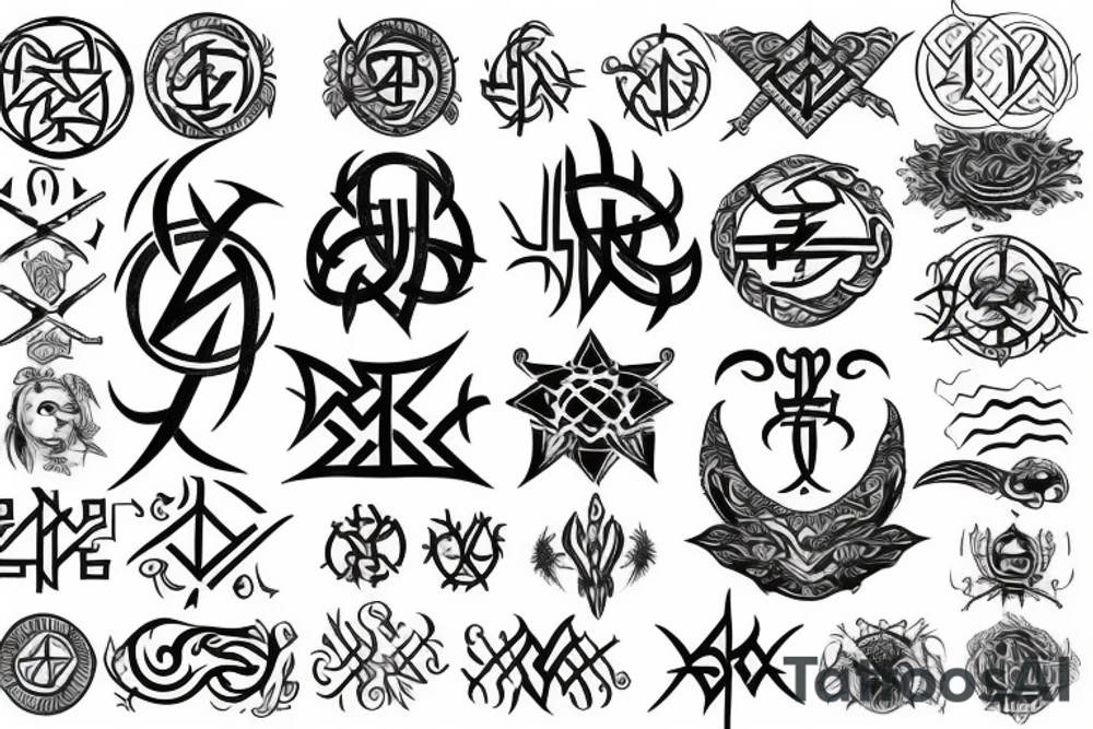 Nordic sigil tattoo idea