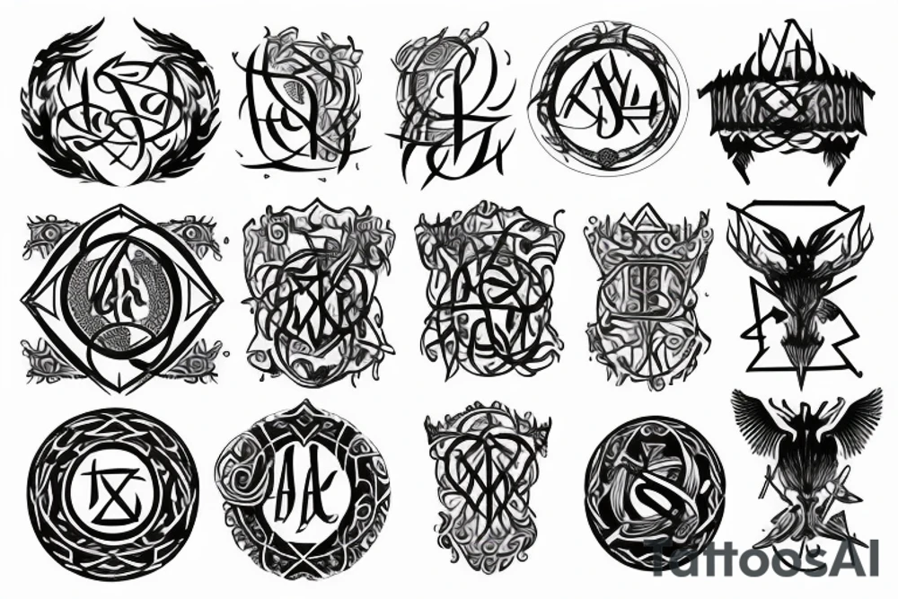 Nordic sigil tattoo idea