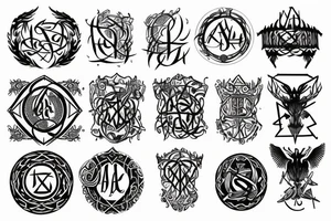 Nordic sigil tattoo idea