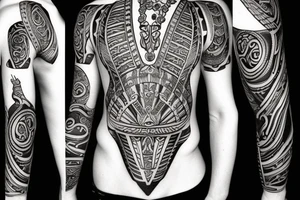 Sexy warrior tattoo idea