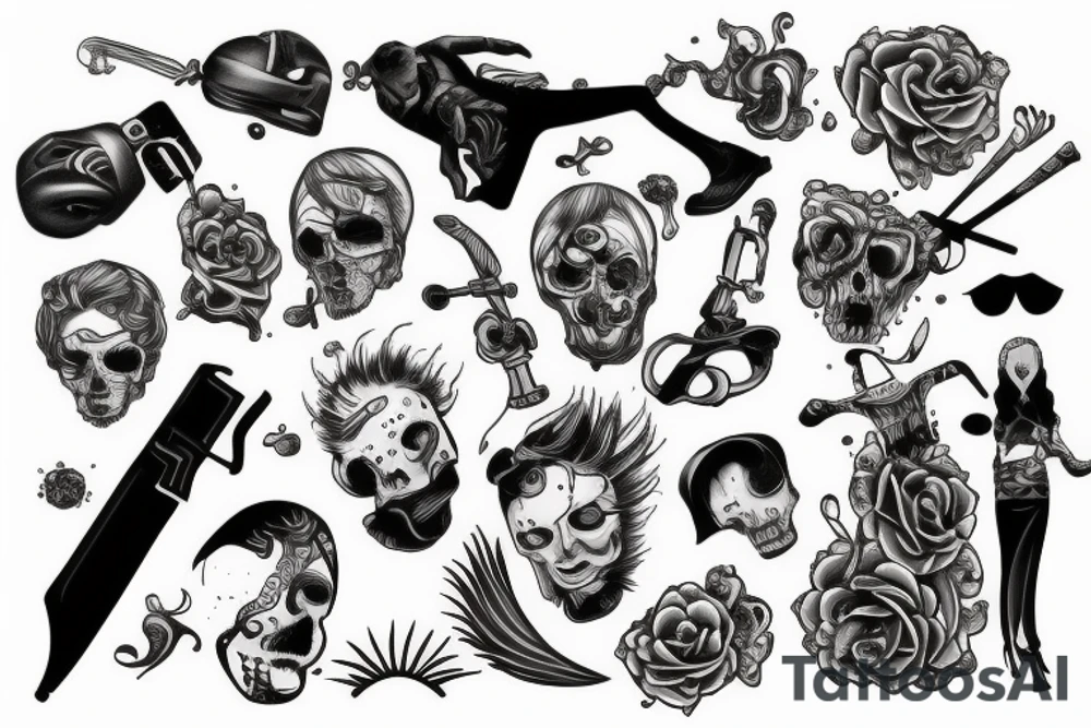 kill men tattoo idea
