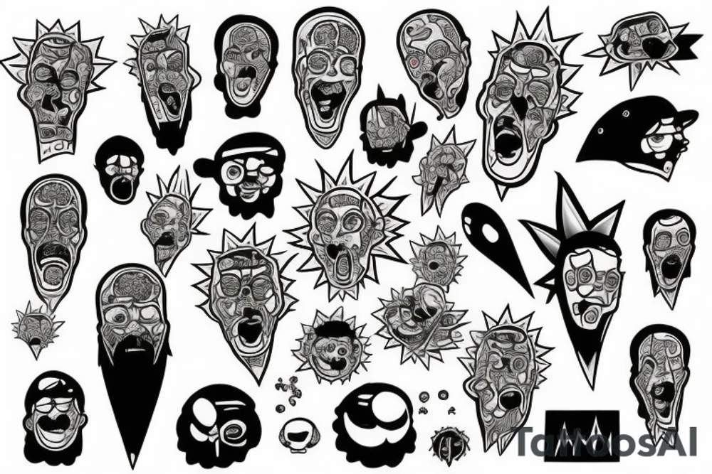 Rik and Morty tattoo idea