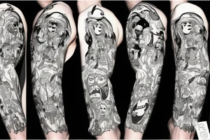 Rik i Morty tattoo idea