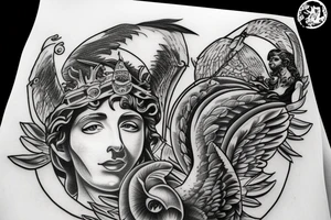 Greek God Prometheus tattoo idea