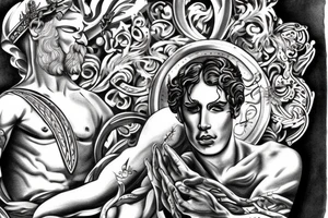 Greek God Prometheus tattoo idea