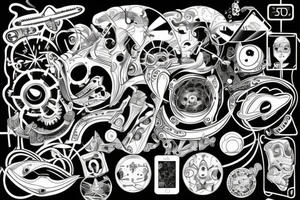 technology tattoo idea