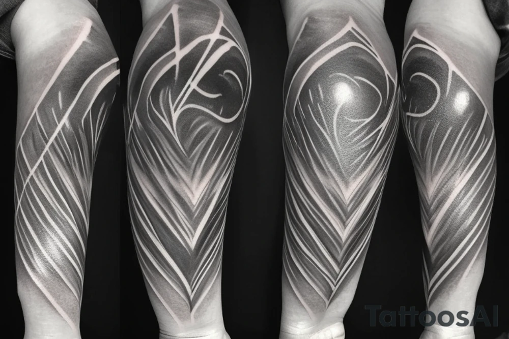Lightbulb with lightning storm inside tattoo idea