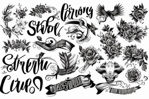 strong tattoo idea